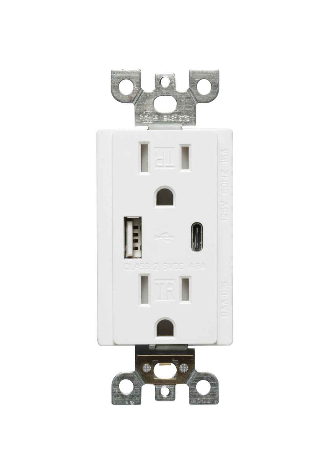USB Charger & Duplex Receptacle (TR) TYPE A+C