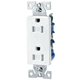 10 Pack 15Amp TR Receptacle Decora