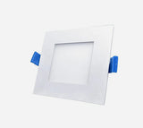 4" SQUARE SLIM LED DOWNLIGHT - 9W - 5000K - WHITE