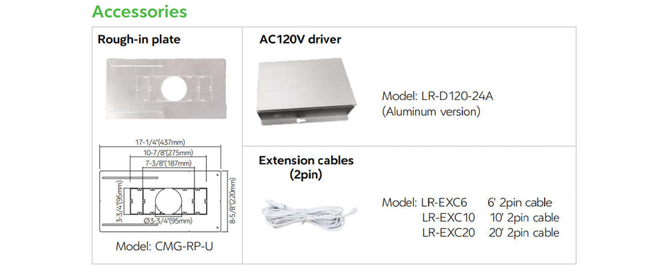 3.5" Multi-Head Recessed Light - 1,2 & 3 Heads