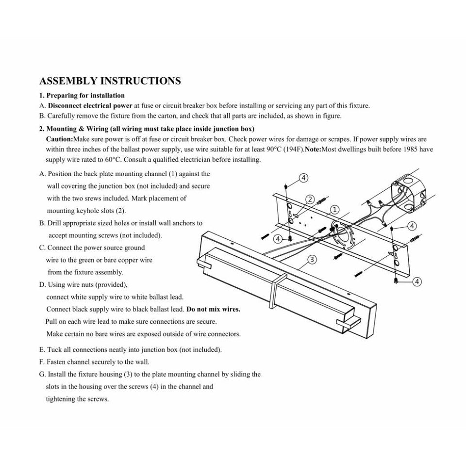 LED Vanity Light (VN06 series) - 36"