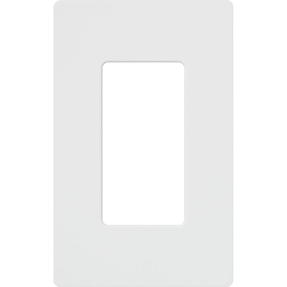 1 Gang Decora Screwless wall plate White