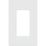 1 Gang Decora Screwless wall plate White